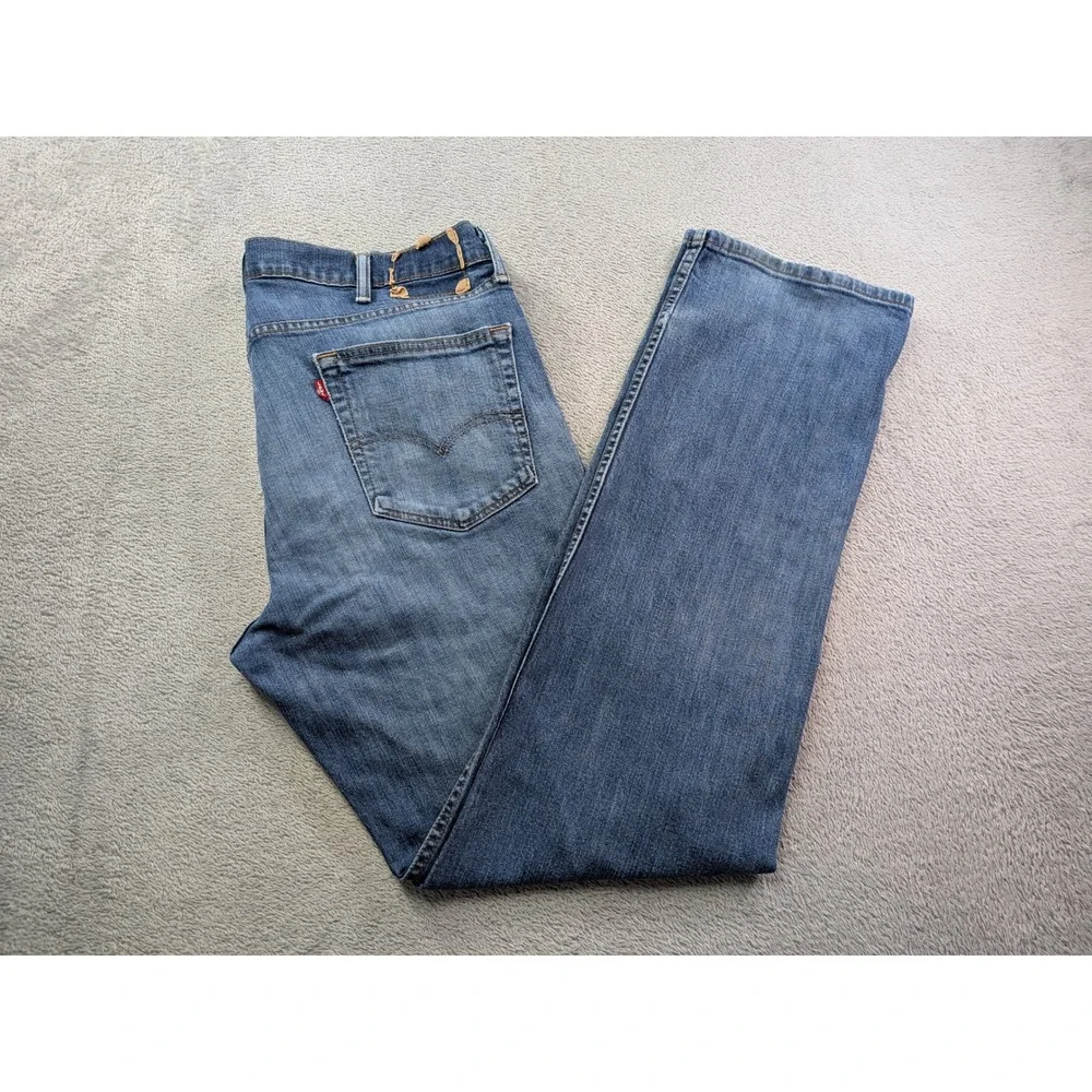 Levis 559 Relaxed Straight Jeans Mens 38x34 Medium Wash Blue Denim 005590426